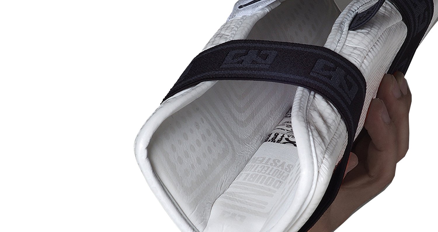 Macho Dyna Shin/Forearm Guard (Red, Medium)