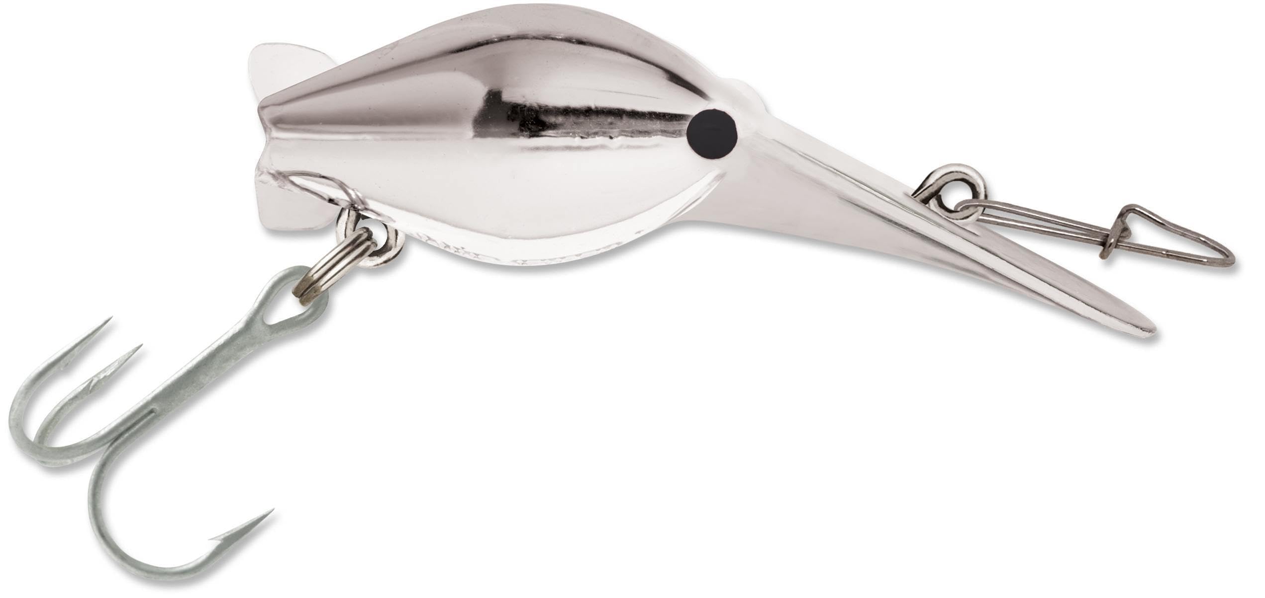 Amazon.com : Luhr Jensen Hot Shot Hard Bait, Silver, 70 : Fishing