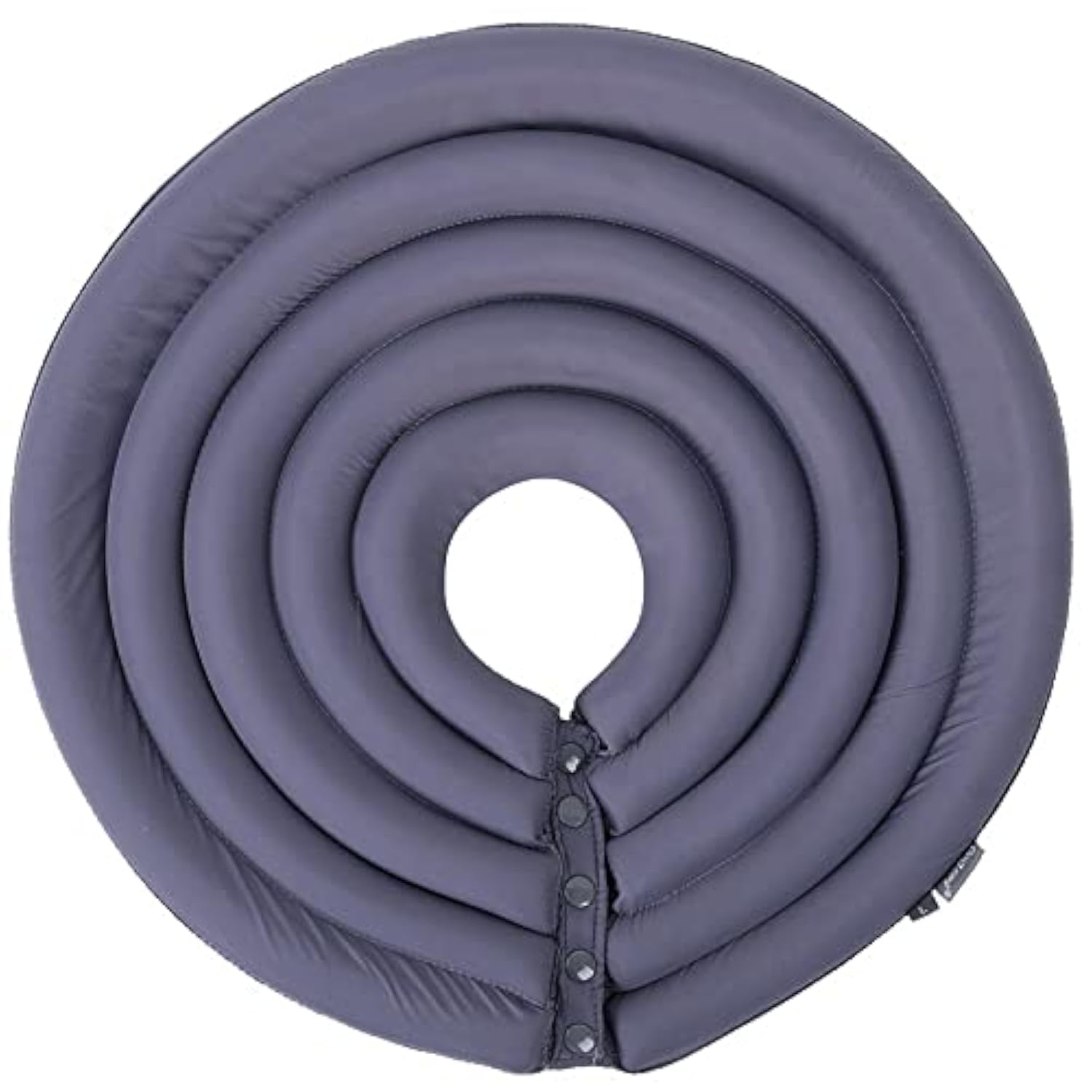 Dog Cone Collar, Inflatable Dog Neck Donut Collar Alternative After Surgery, Soft Protective Recovery Cone for Small Medium Large Dogs and Cats Puppies - Alternative Collar (Grey,S)