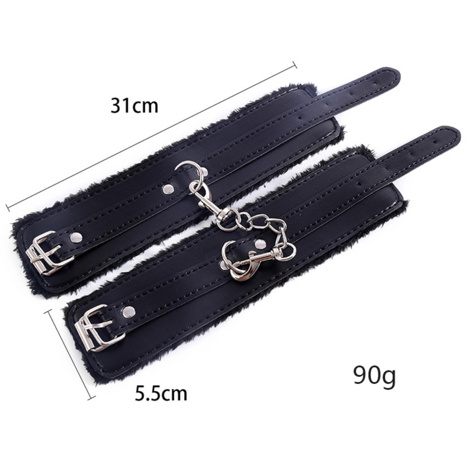 Hdynasty Manette di Peluche in Pelle Accessori per Il contenimento di Mani e Piedi da Donna, Attrezzatura Alternativa per Lo Yoga