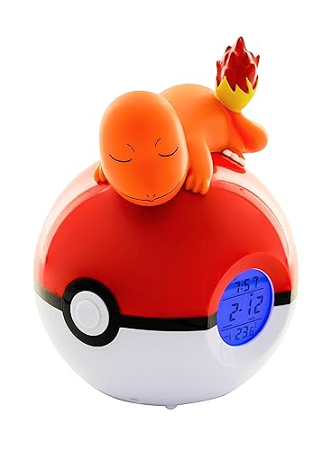 Teknofun - Réveil Lumineux Pokémon - Salamèche Qui Dors sur