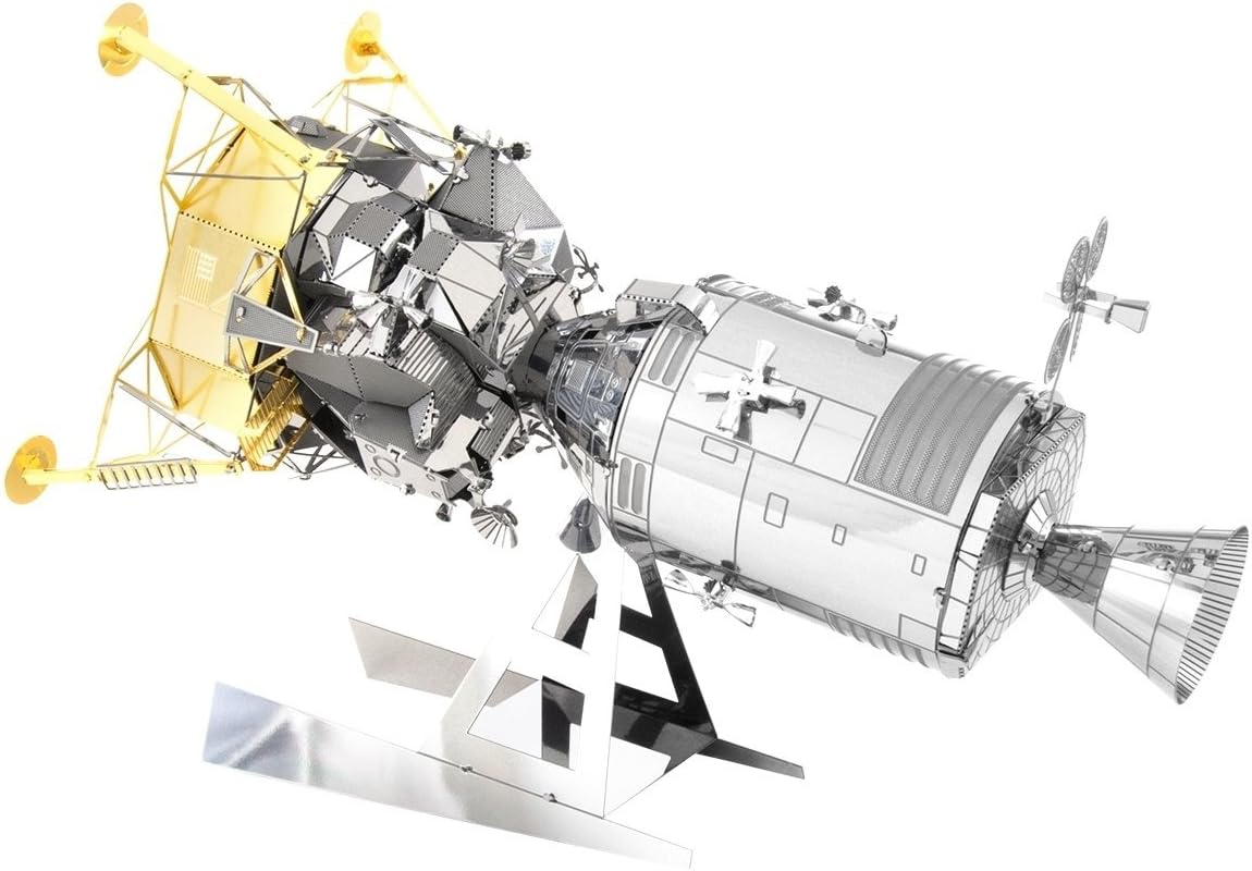 fascinations Apollo CSM with LM 3D Model Kit, Silver