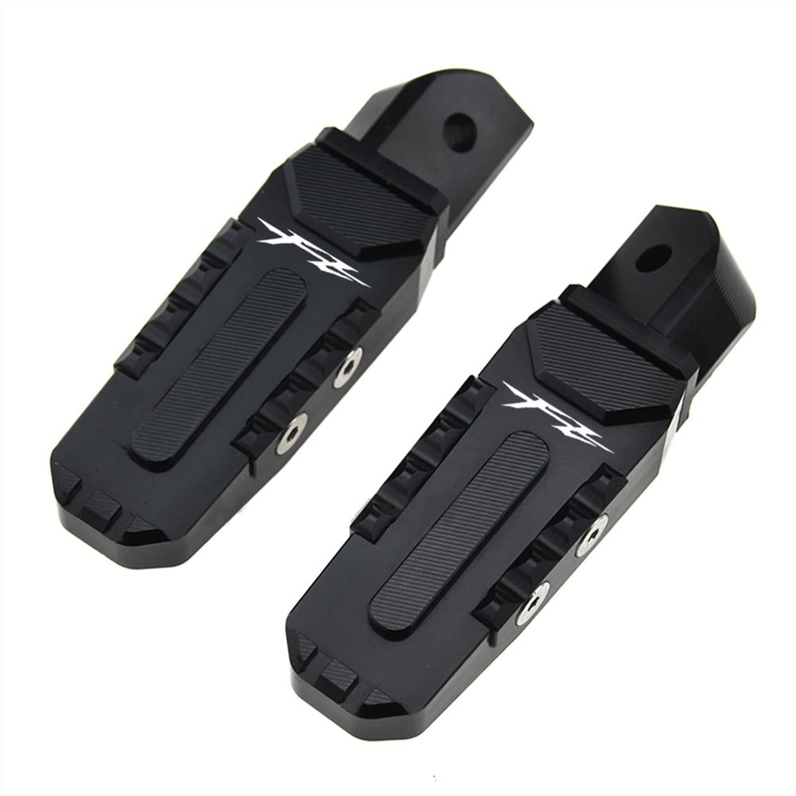 Repose-Pieds CNC Noir Pédale Moto d'Aluminium pour FZ1 FZ6