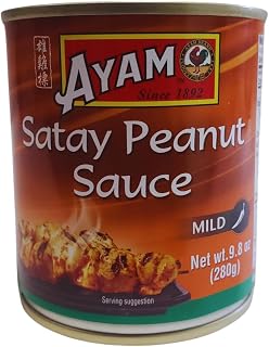 Satay Peanut Sauce (Mild) 10 oz - Pack of 1 (TRS)