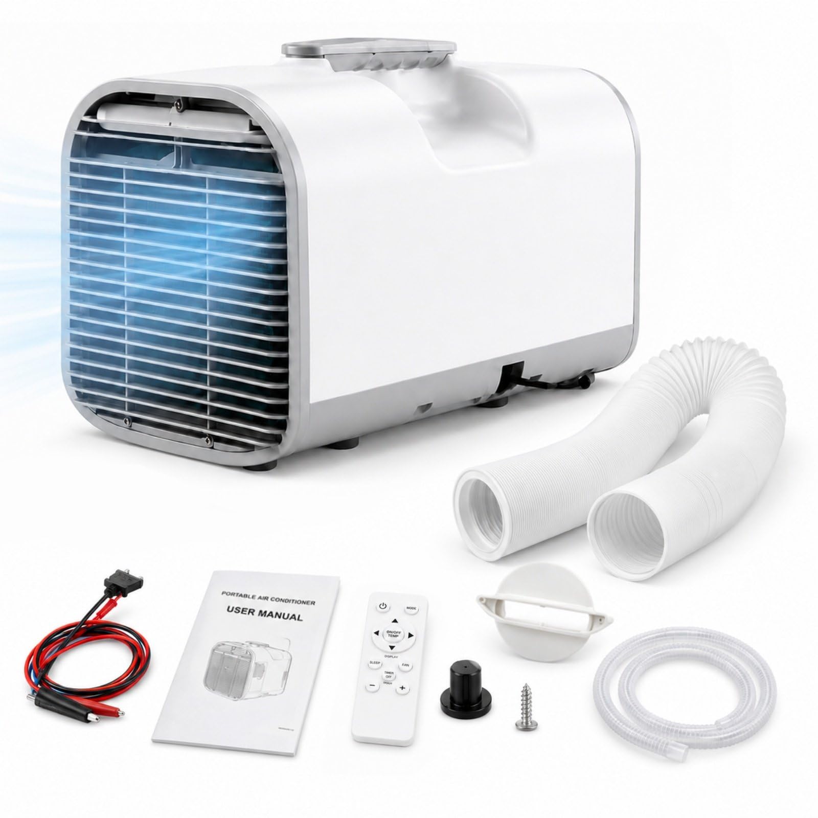 HCAUYNN Mobile Air Conditioning Unit 1400W/5000BTU, 16–32°C