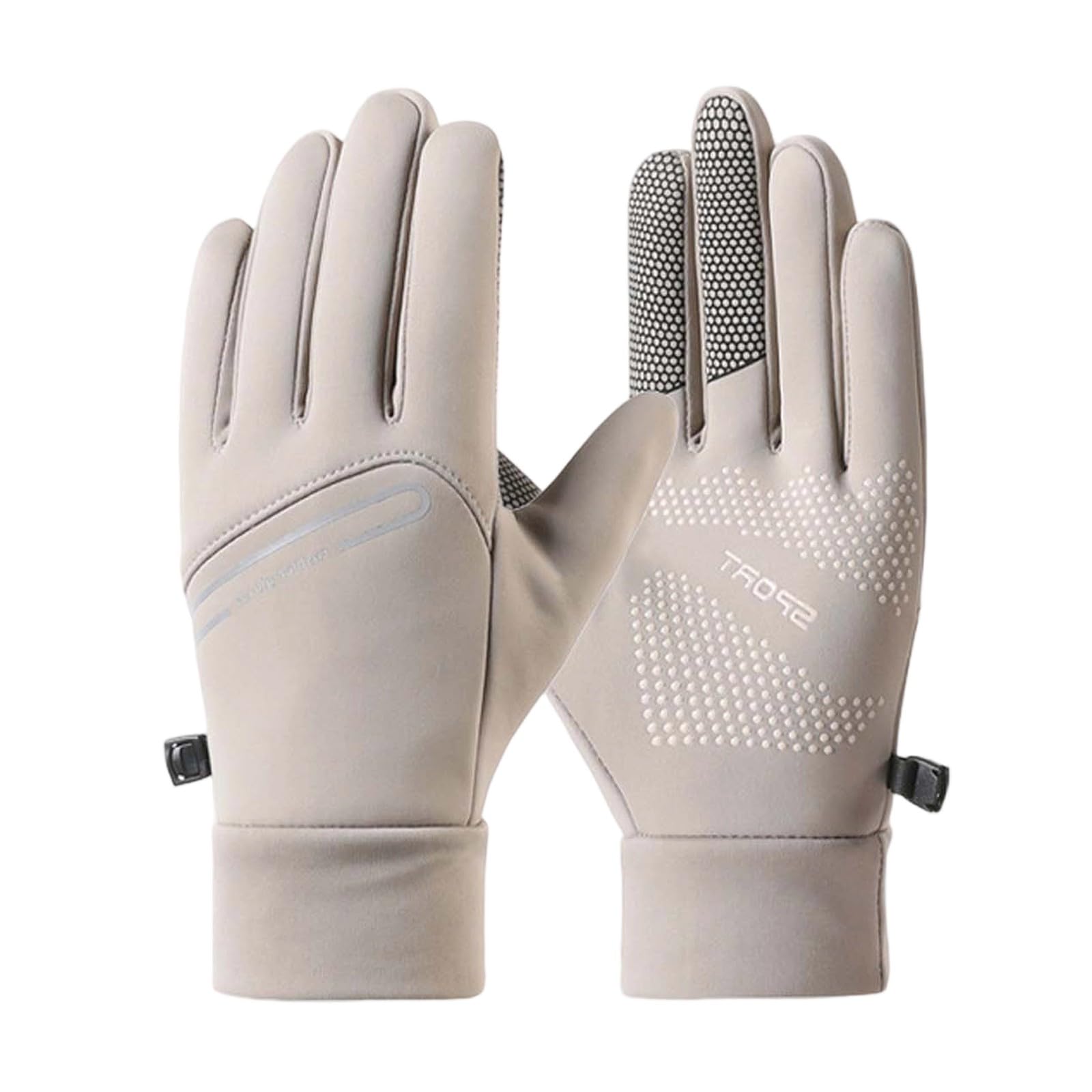 Lightweight Winter Gloves for Men Women Touchscreen Thermal Glove Non-Slip Elastic Cuff Gloves Warm Running Glove