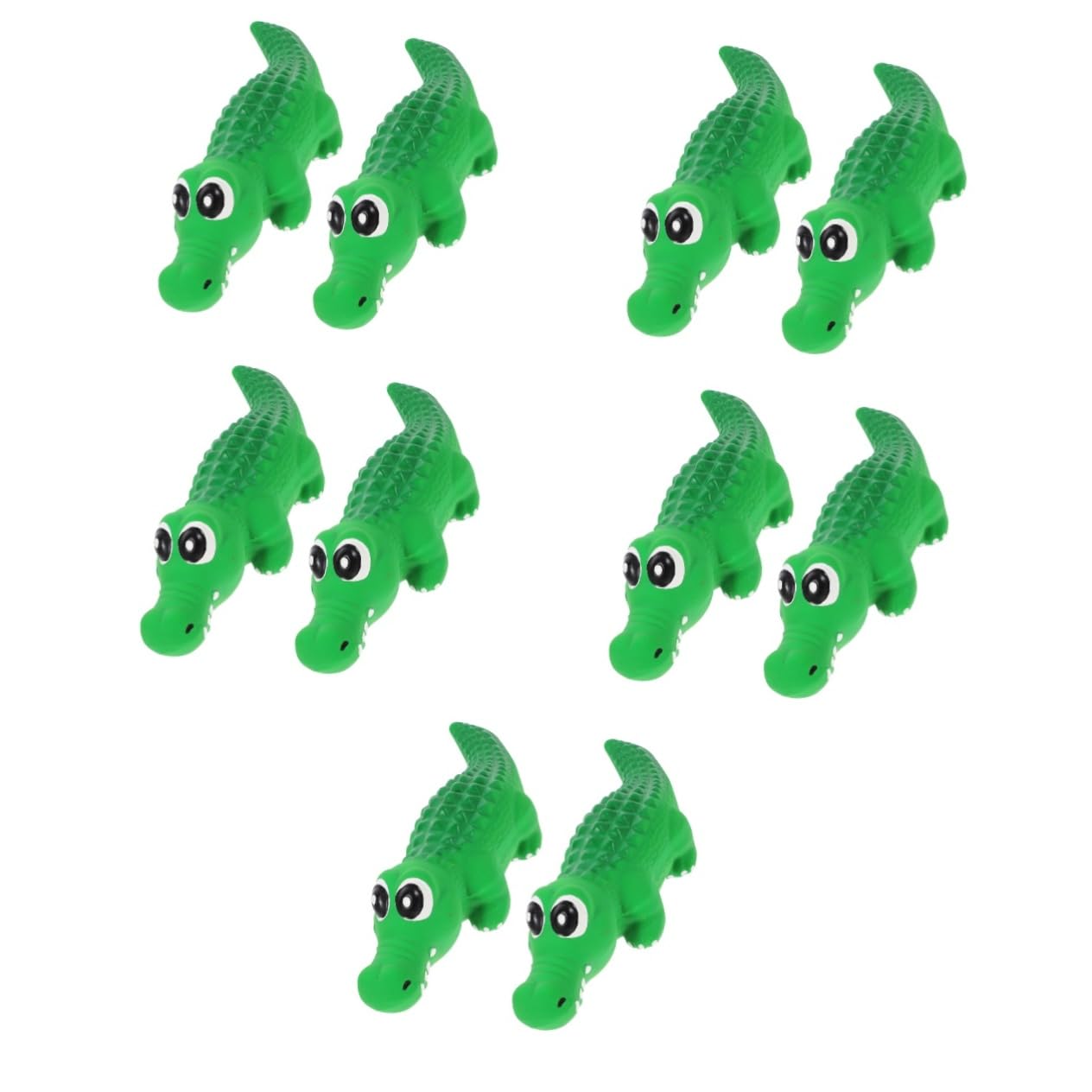 INOOMP 10pièces Jouet à Mâcher pour Chien Jouet Squeaky Interactif Forme De pour Chiots Et Petits Chiens