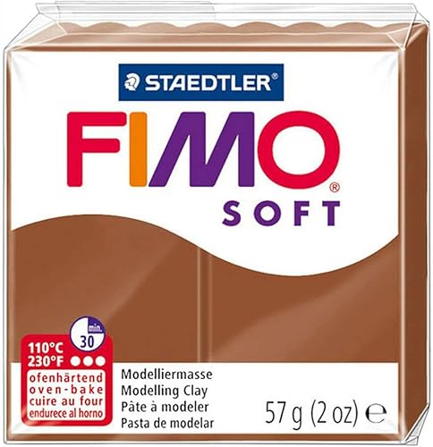 Miniatura 6 de FIMO Soft & Effect - Arcilla polimérica para modelar horno, 2.01 oz, juego de 8 unidades, colección Chai Latte
