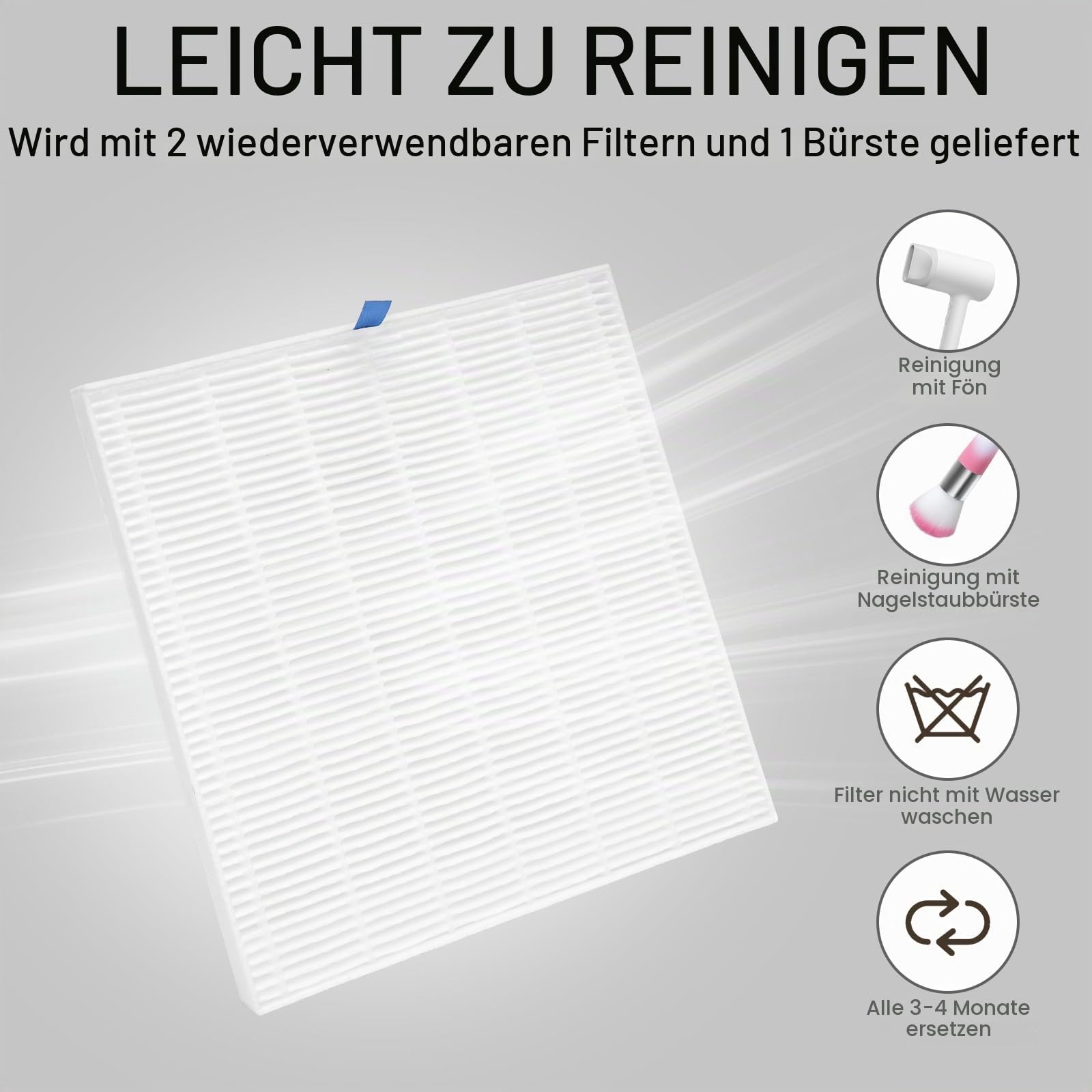 Madenia Professionell Staubabsaugung für Nägel - 56W Leistungsstark Nagelstaubsauger mit 2 Filters und 1 Bürste, Leiser Nagel Staubsauger für Nagelstudio & Zuhause, Rose
