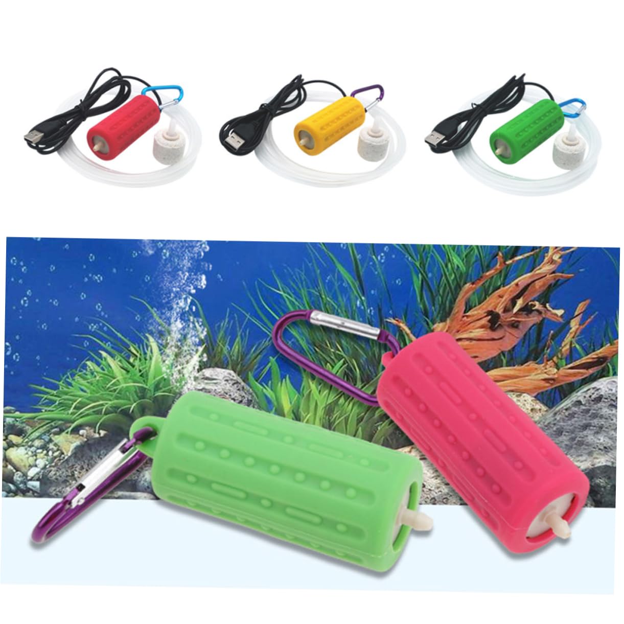 De Agua para Acuario De Aire Oxígeno para Pecera 2 Uds