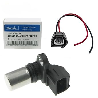 90919-05020 Crankshaft Position Sensor + Connector for Toyota 4Runner Tacoma T100 Tundra 3.4L V6 1994-2005 89054302