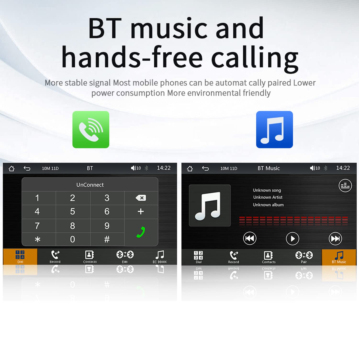 Autoradio portatile compatibile for wireless Carplay e Android Auto, auto stereo monitor 7" con telecomando, telecamera posteriore, Mirror Link, Bluetooth, trasmettitore FM, porta scheda AUX/USB/TF