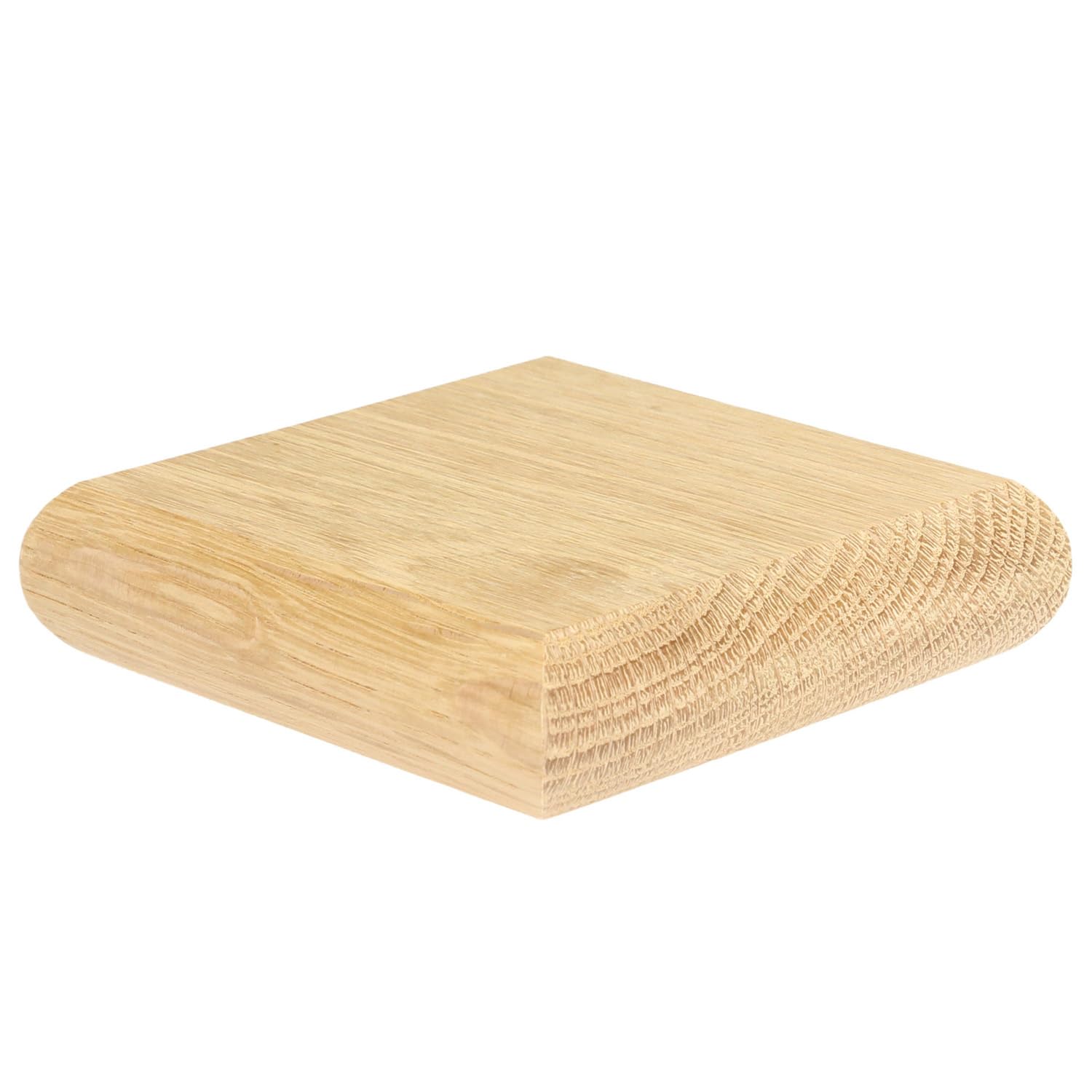Oak Flat Newel Cap 70mm – Premium Oak Stair Part Fits 70mm Newel Posts – Unfinished for Painting, Varnishing or Waxing - Jackson Woodturners
