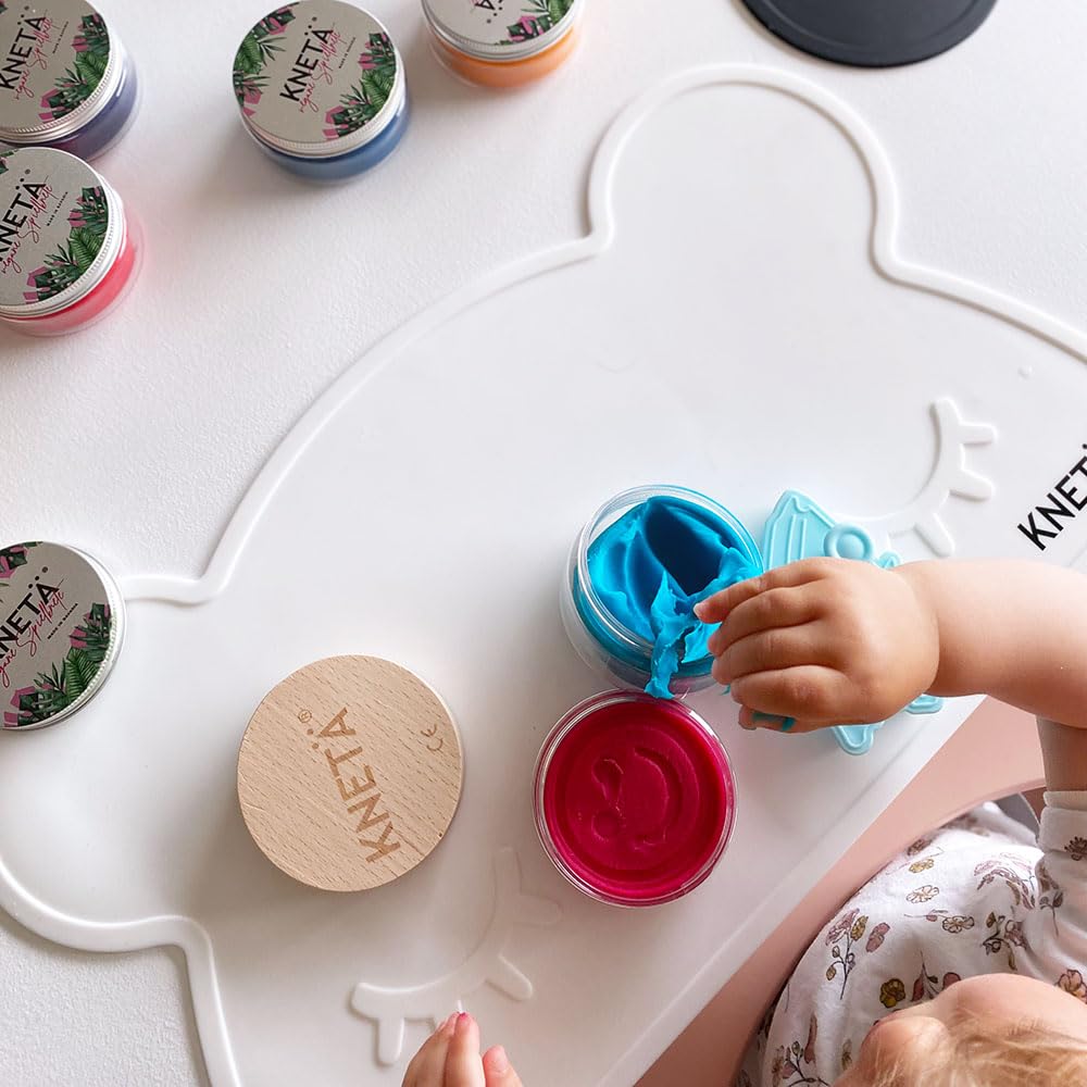 KNETÄ Dosen Knet Set I Für Kinder ab 1 Jahr I I Vegan I Unbedenklich (8er Set)