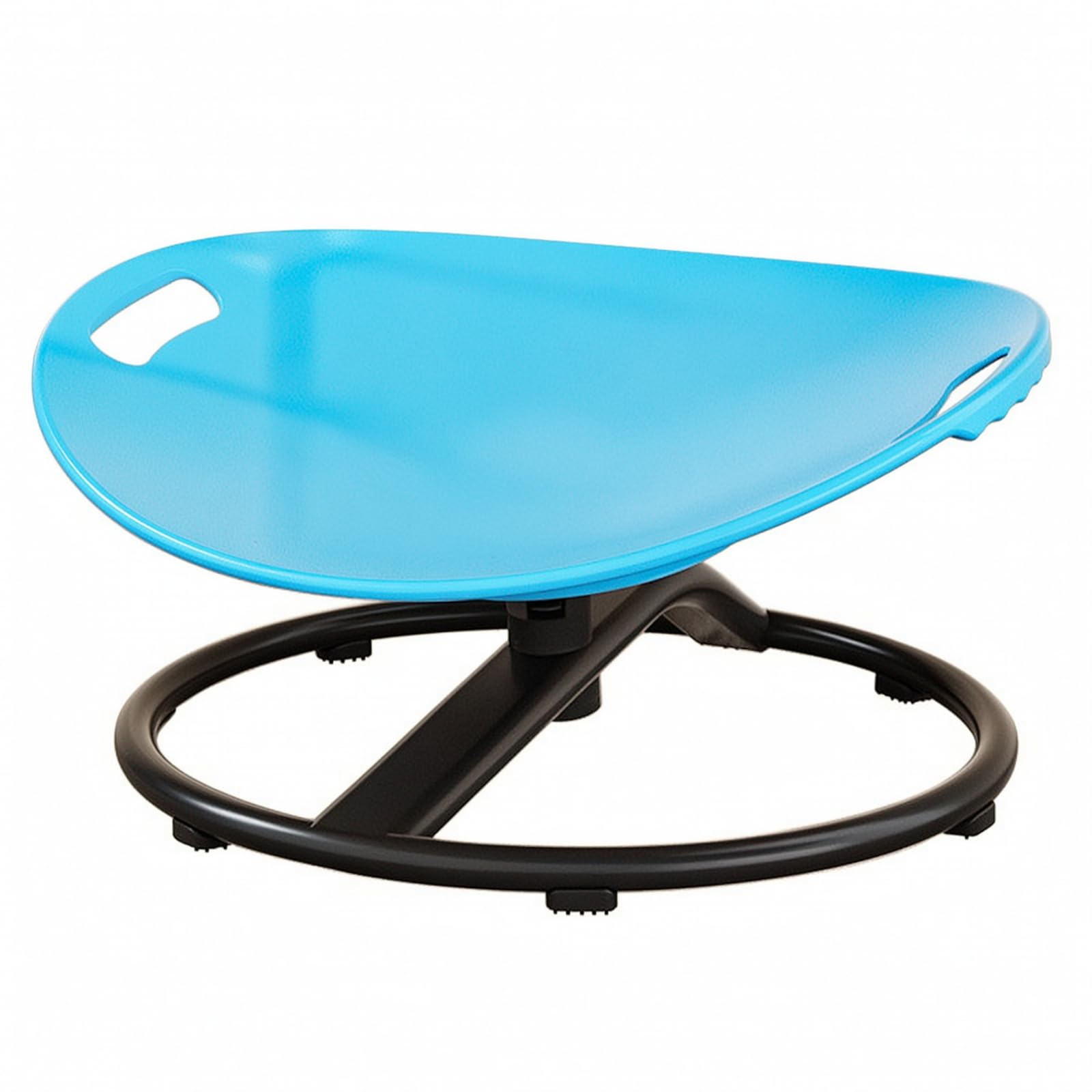 Chaise Développement Vestibulaire Circulaire Siège Trnant Poignées Intégrées Stable Siège Rotatif Base Antidérapante pr Enfants
