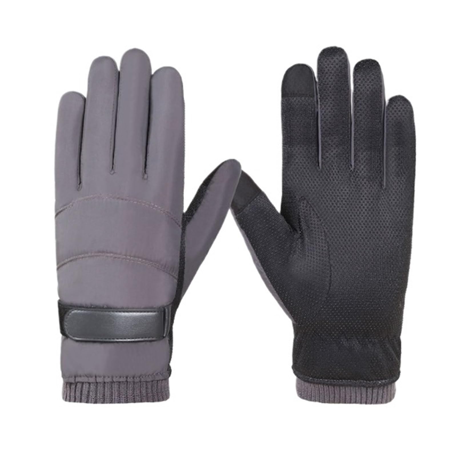 Handschuhe wasserdichte Handschuhe Touchscreen Warme Fahrrad- und Motorrad-Reithandschuhe Thermohandschuhe(B)
