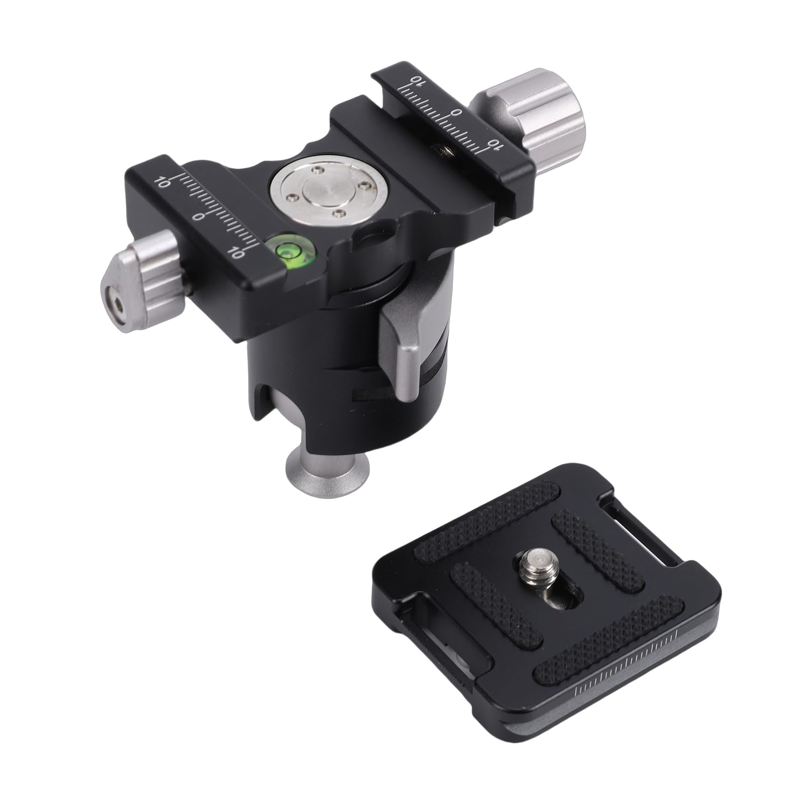Testa a sfera per fotocamera Testa a sfera panoramica in lega di alluminio Supporta 6 kg per la fotografia su treppiede