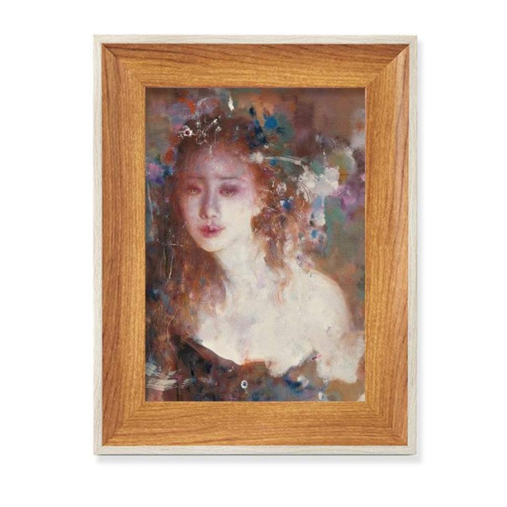 Cadre de photo en bois fleur xjj pour sublimer votre table de salon