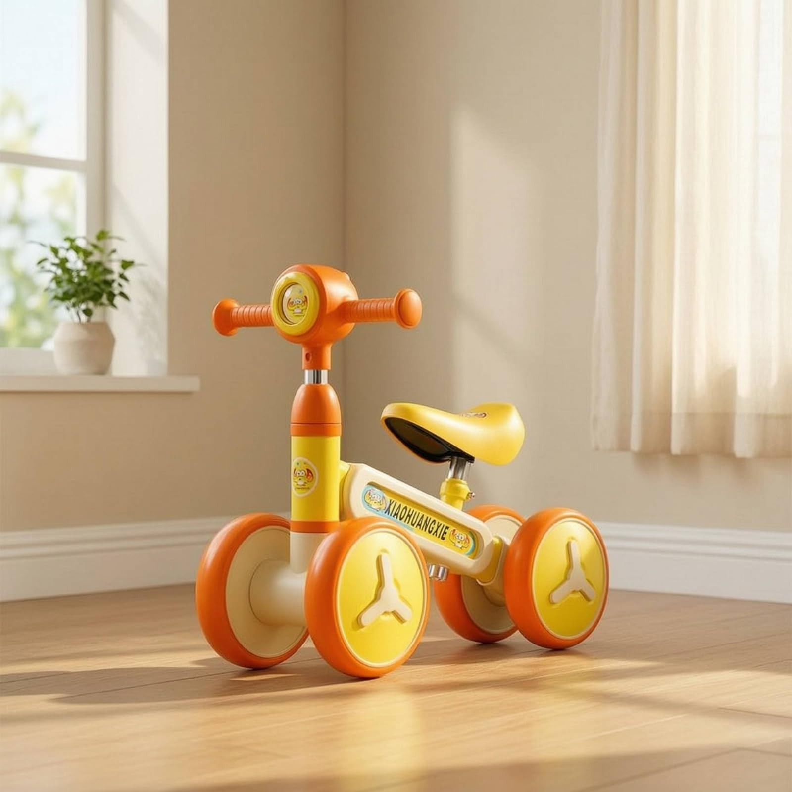 predolo Bicicletta Senza Pedali per Bambini, 【恐龙款】绿色音乐灯光Pu座, Modello Dinosauro, Verde, Con Musica E Luci, Sedile In PU