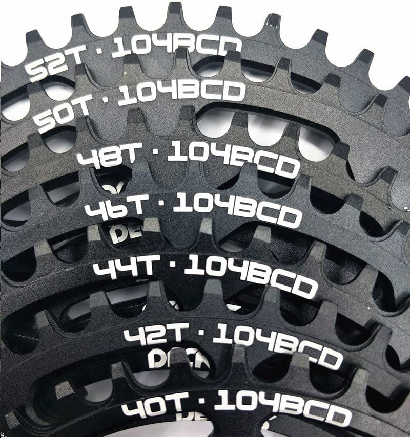 Plateau VTT 44/46/48/50/52 Dents - 104 Mm BCD - Aluminium - Neuf