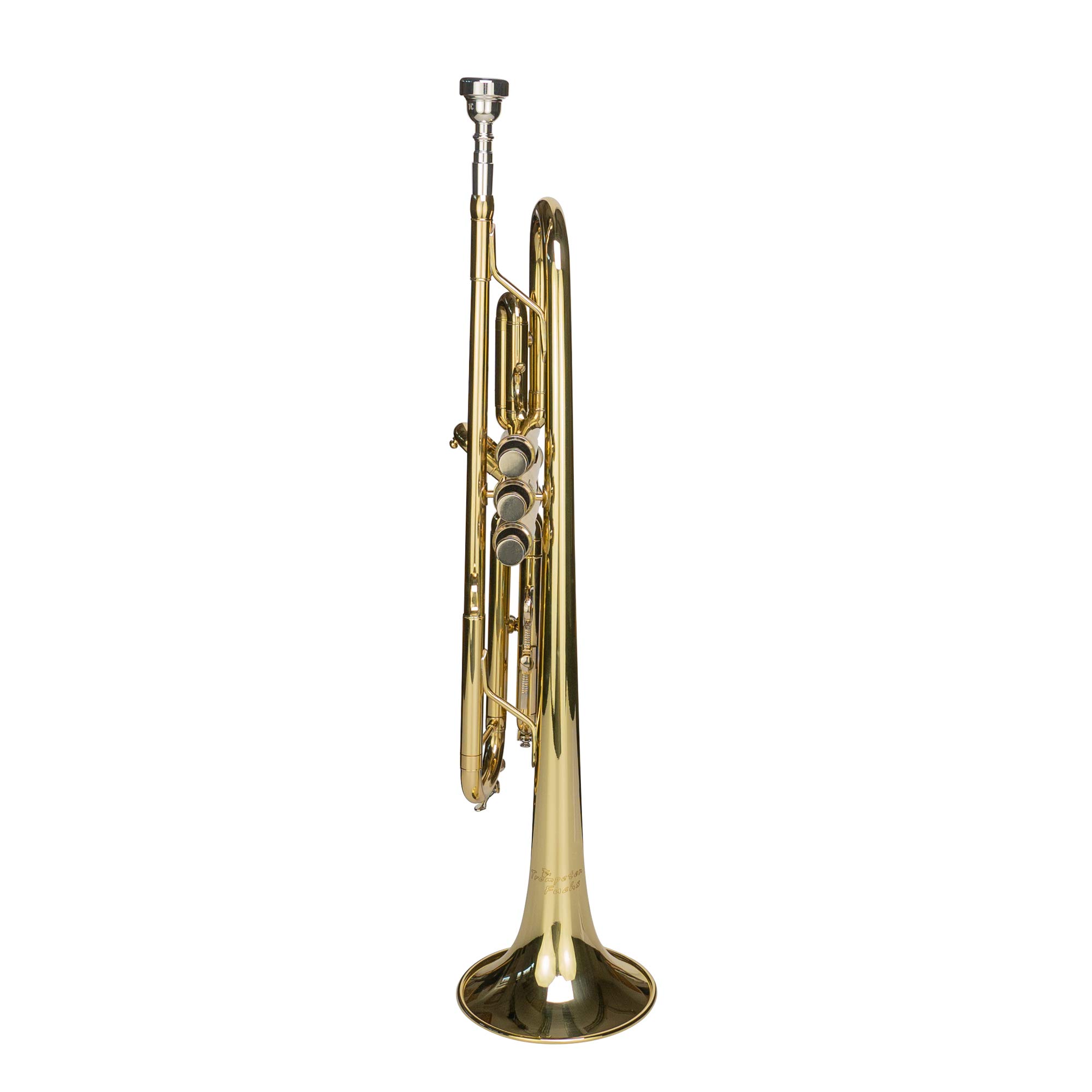 CASCHA Fox Bb Trumpet for Beginners and Advanced Players with Accessories, Mouthpiece, Cleaning Cloth and case, Gold (EH 3800)