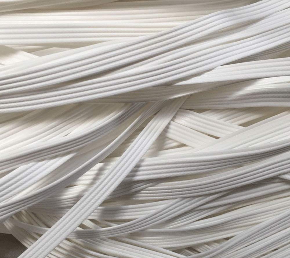 White N / A Synthetic Rattan Repair Material, Plastic Rattan Furniture Repair, Used To Weave And Repair Chairs, Tables, Storage Baskets (White)