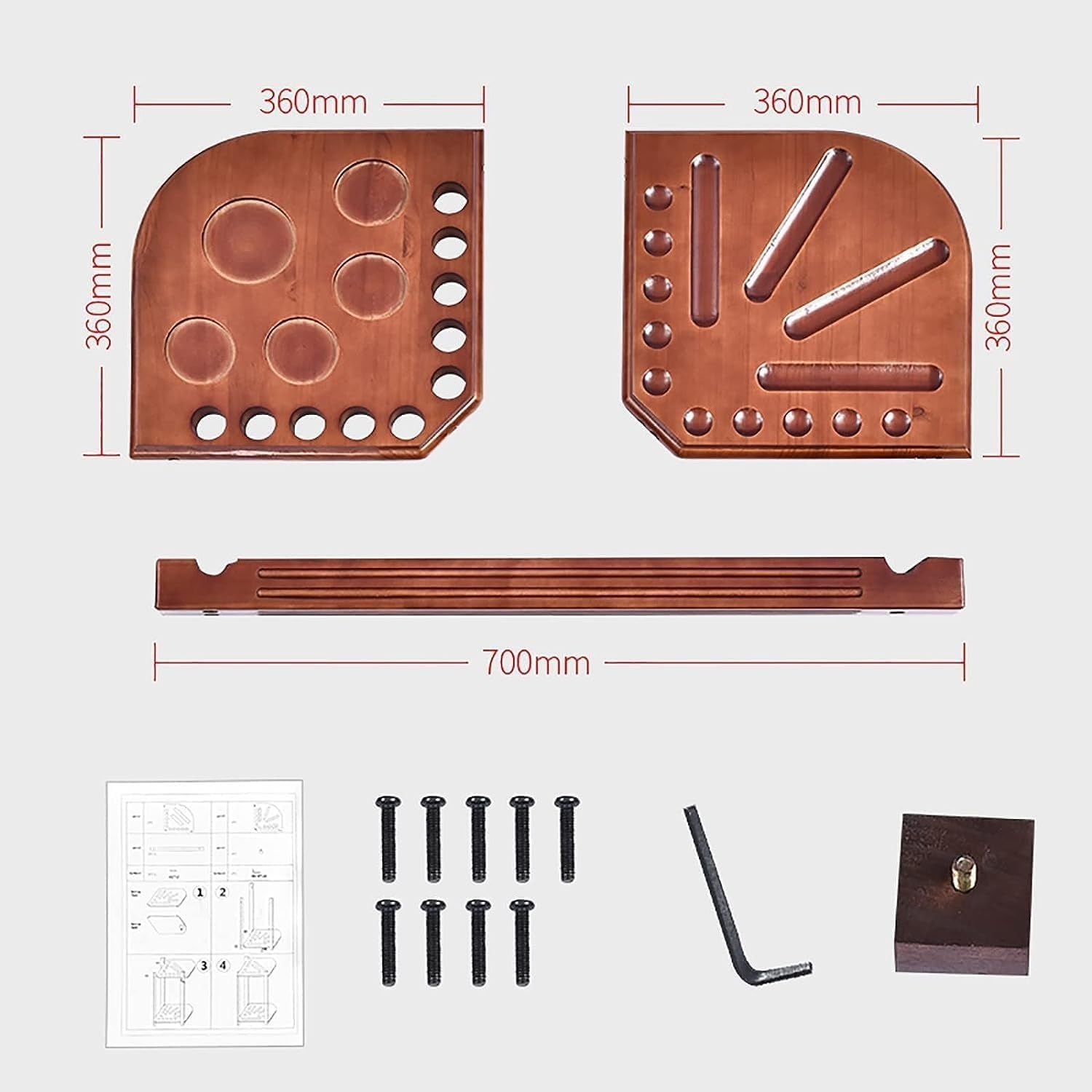 Floor Stand Pool Rack, Billiard Storage Organizer Display, Freestanding Modern Pool Stick Holder, Easy to Install