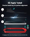 ZAGG Glass+ Screen Protector for iPhone 16 Pro Max – 3X Stronger Tempered Glass with Reinforced Edges, Scratch & Smudge Resistant, InvisibleShield, Easy Installation