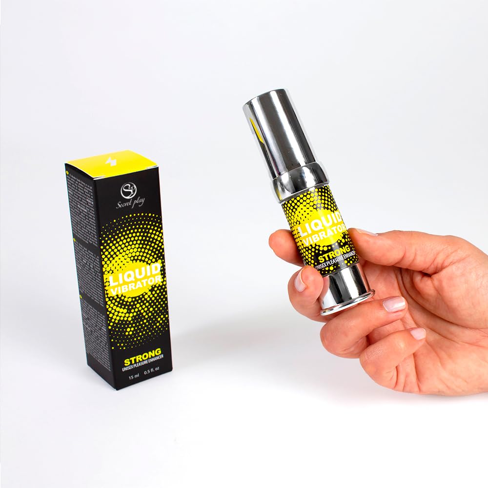 SECRET PLAY - Vibrador Líquido Unisex 15 ml | Gel Estimulación Sensorial Íntima | Lubricante Sexual Natural | Lubricantes Sexuales para Parejas | Gel Lubricante Efecto Vibrador Estimulante | Strong