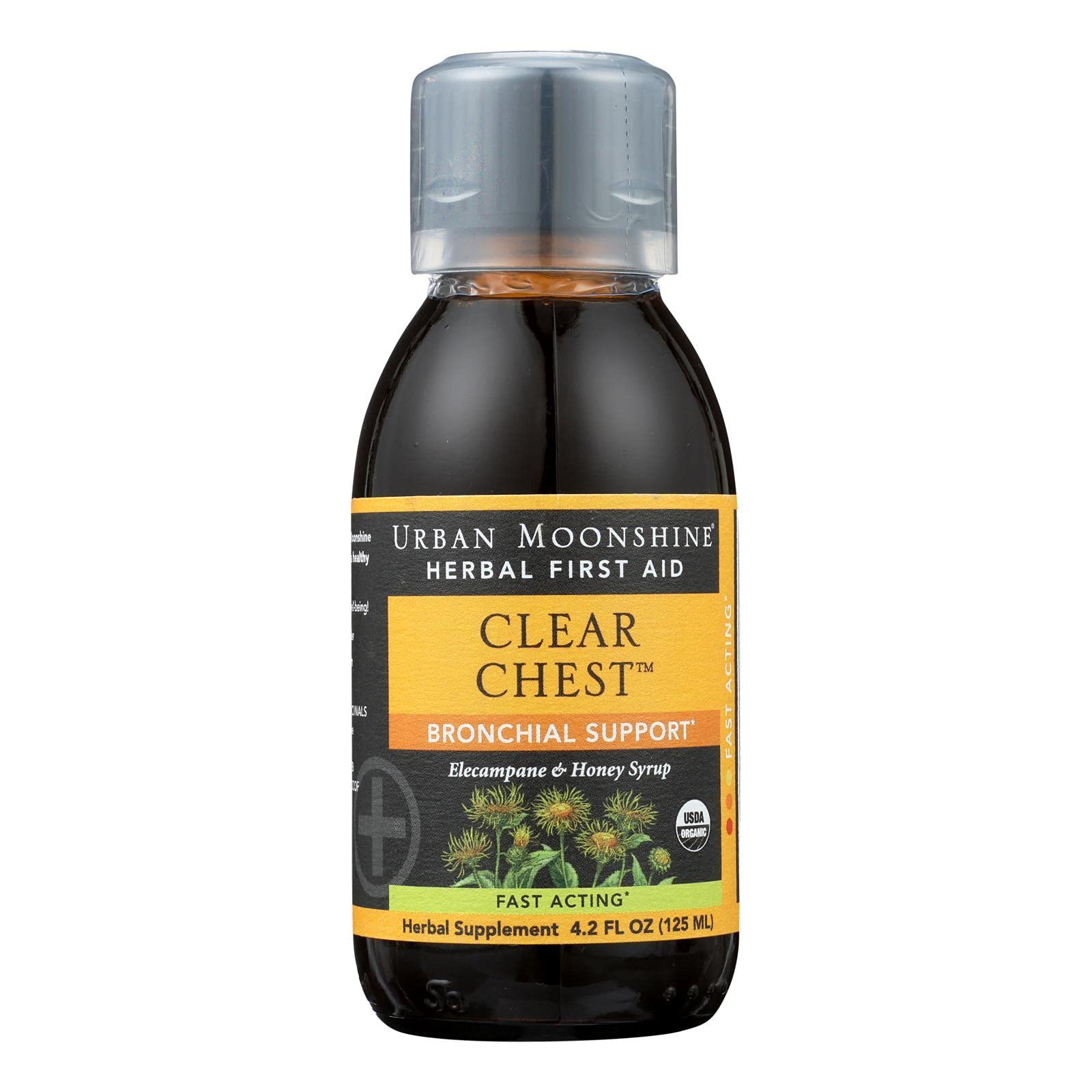 Urban Moonshine Clear Chest Syrup, 4.2 Oz (Pack of 1)