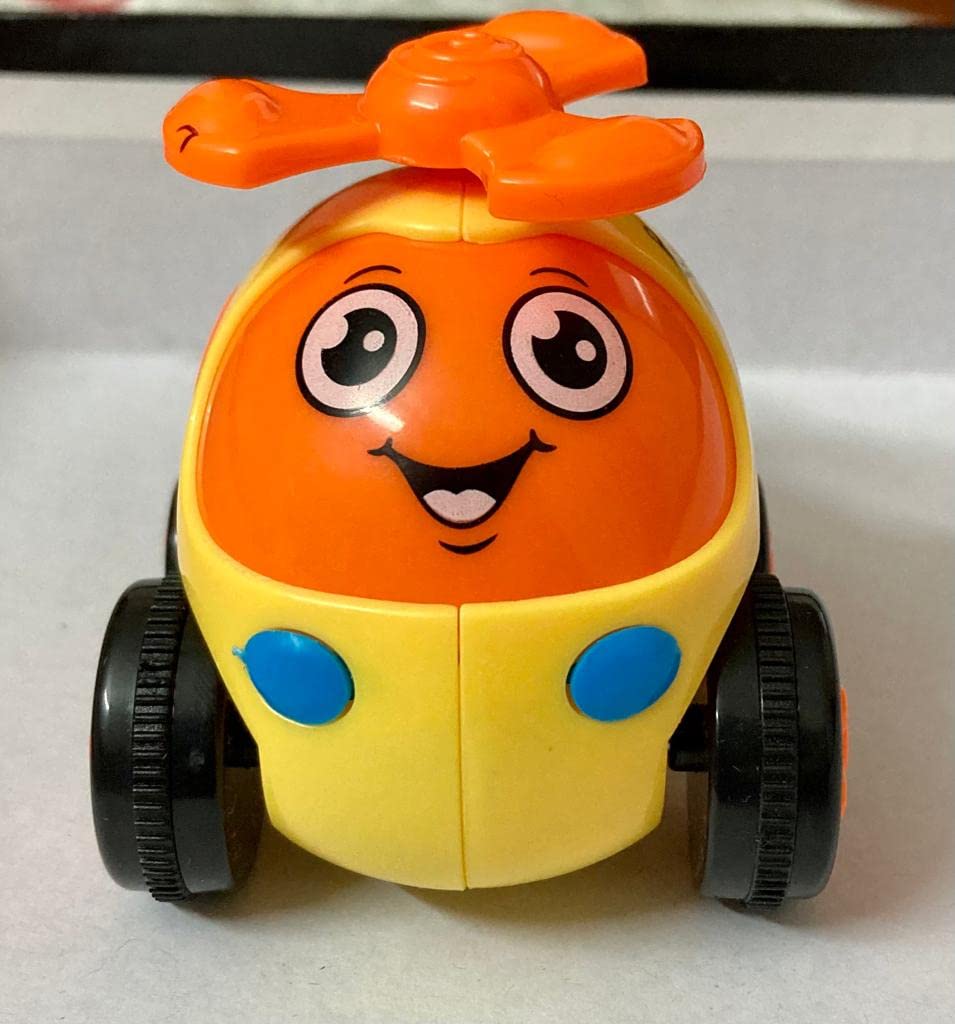 Tzoo® Push and Go Mini Helicopter,Unbreakable Pull Back Vehicles| Push and Go Crawling Toy for Kids & Children, Power Friction Toys for Boys and Girls(Multicolor)