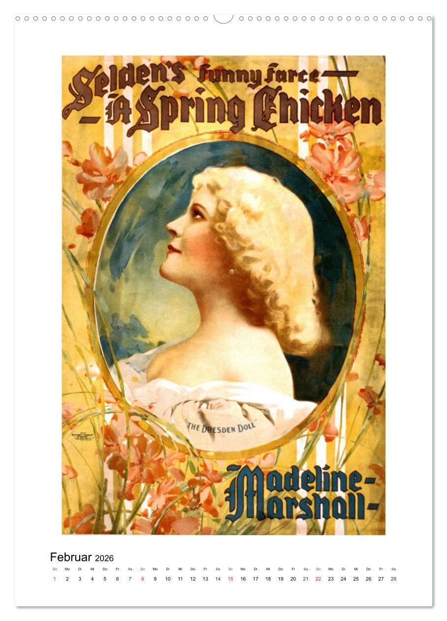 NOSTALGIE Poster aus Film, Theater und Werbung (hochwertiger Premium Wandkalender 2026 DIN A2 hoch), Kunstdruck in Hochglanz: Nostalgische Poster aus der guten alten Zeit (CALVENDO Kunst)