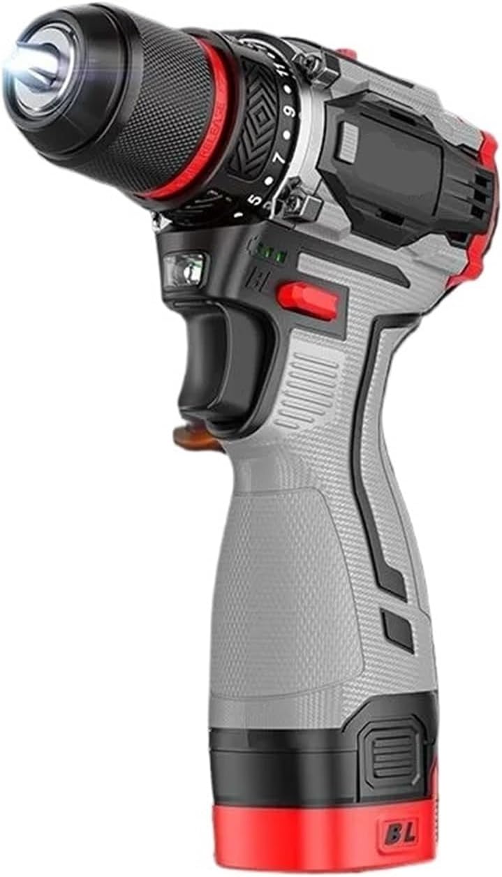 1pcs Brushless Electric Drill Tapping Cordless Impact Drill Metal Ratchet Chuck Electric Hand Drill Household Electric Screwdriver