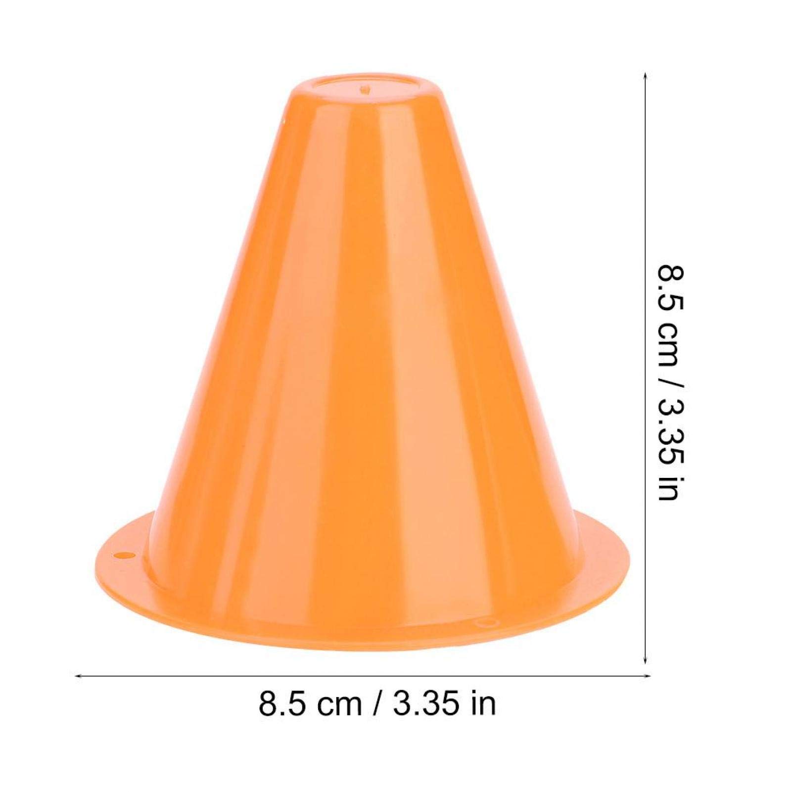 Alomejor cônes d'agilité,10 pièces en Plastique résistant,cônes de Sport,sécurité optimale for Football entraînement,équipes Jeunes et Professionnels,Exercices de Vitesse et Coordination