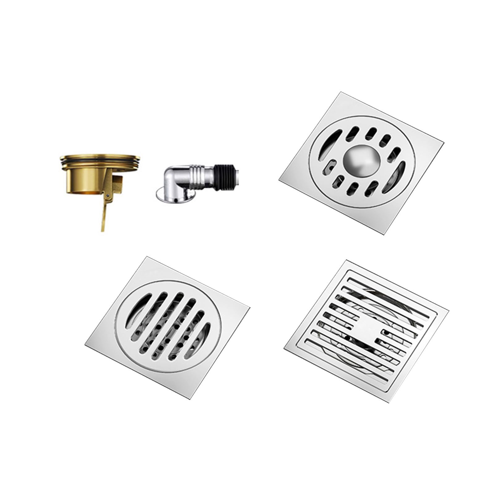 Easy to Installion Sturdy Stainless Steel Drain Set Ensures Long Time Use Kitchen Supplies for Home Renovations Home Improvement Drain