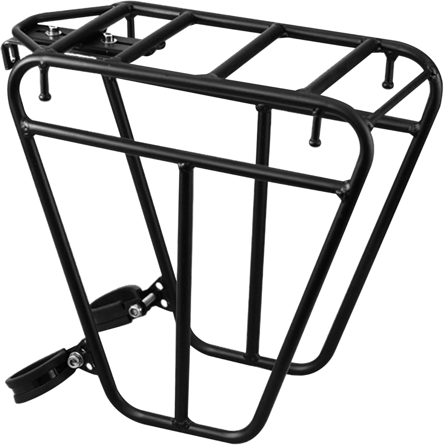 Bike Rack, Adjustable Bike Rear Rack, Frame-Mounted for Heavier Top & Side Loads Pannier for Disc Brake, Rear