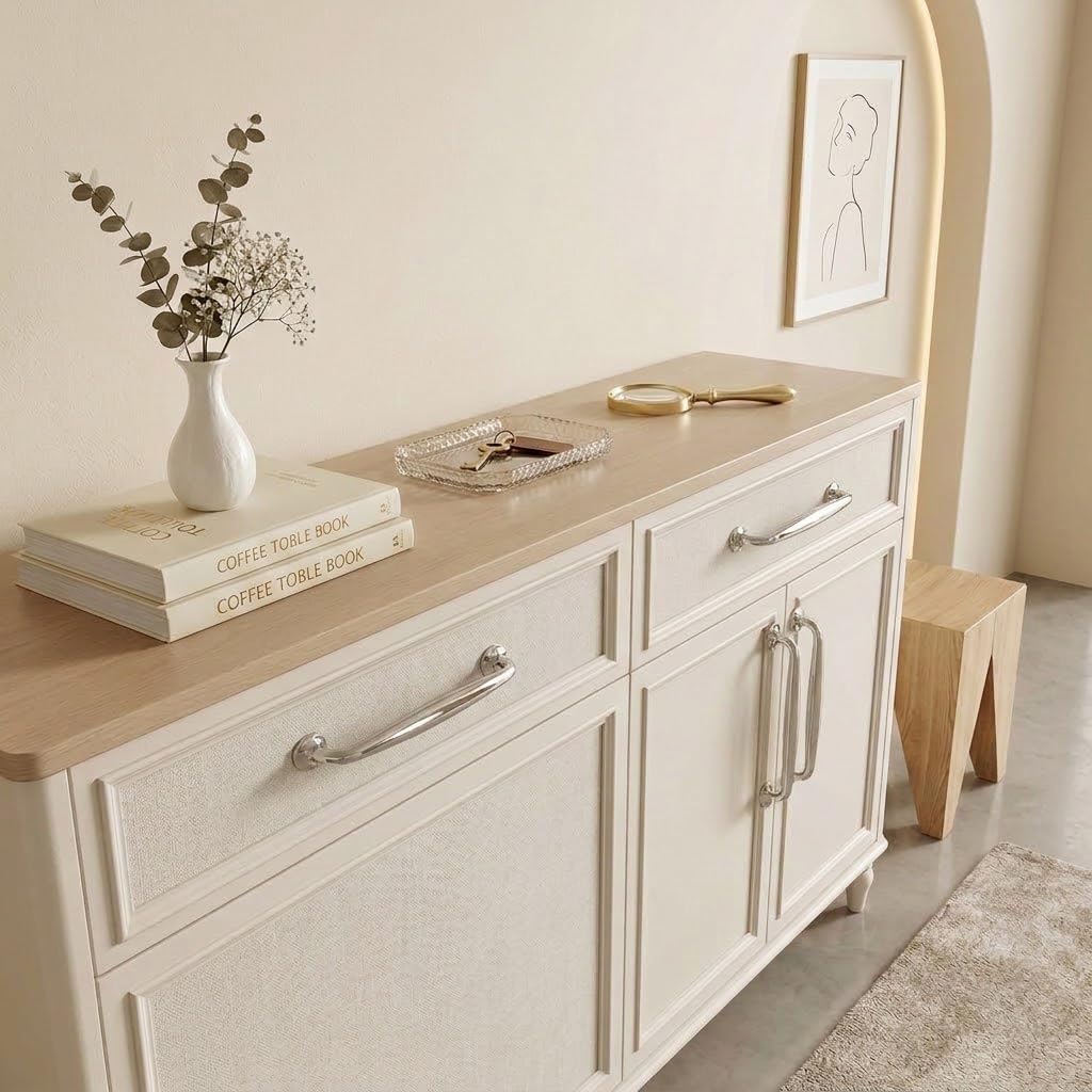 Polished Nickel Cabinet Pull - 80456, 3 in (76 mm) — KHTUMEWARE