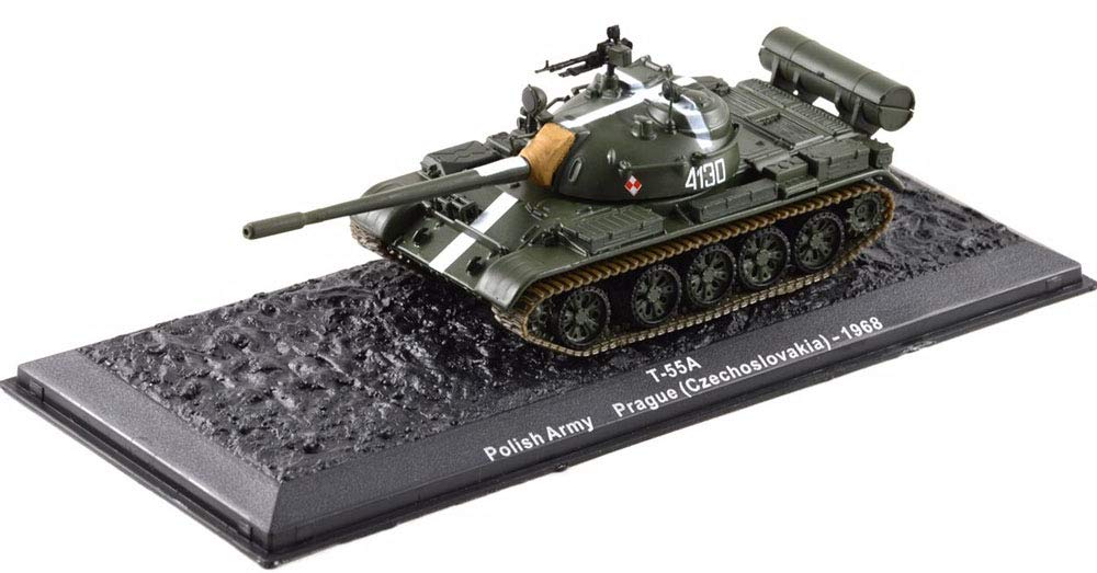 T-55 Polish Army Tank 1/72 Scale Die-cast Model