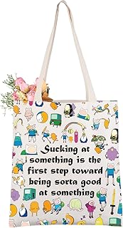 Cartoon Gift Being Good at Something Tote Bag Animated TV Show Inspired Gifts