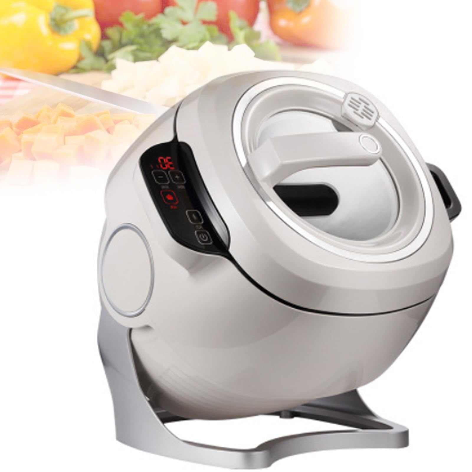 Machine De Cuisson Commerciale Intelligente à Domicile, Machine De Cuisson De Riz Paresseuse, Cuiseur Multifonction Antiadhésif pour Sautés, pour Restaurant à Domicile