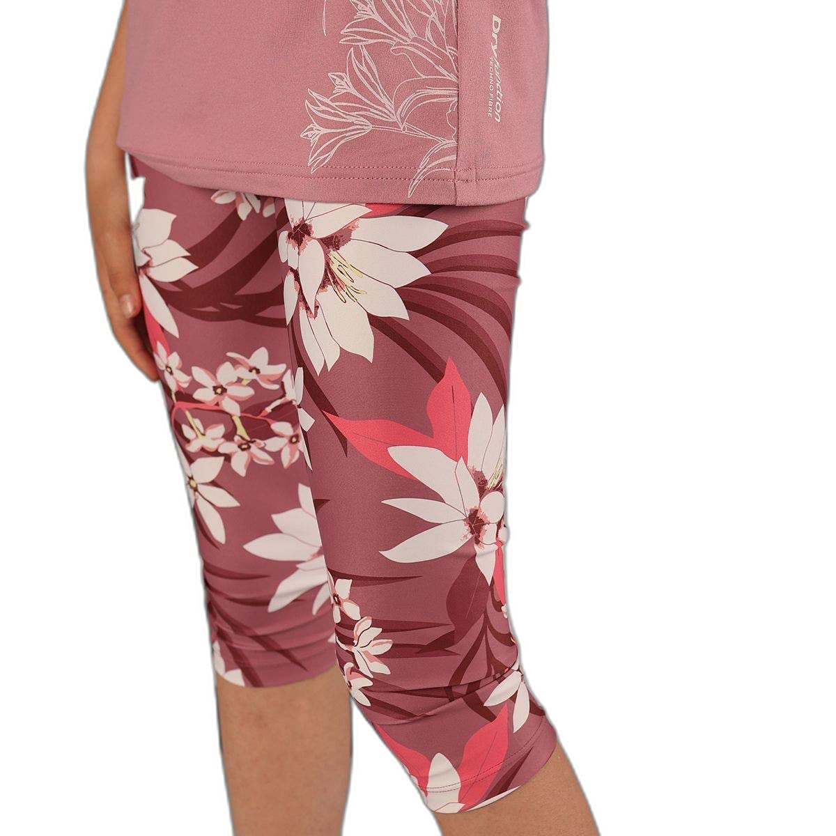 CMP - Children's ¾ Trousers, Fard-Plum-White, 98