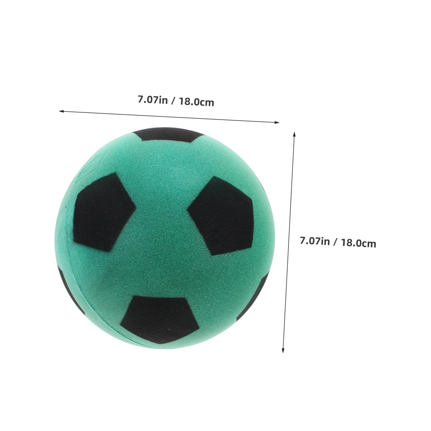 BESPORTBLE Silent Soccer Ball for Soft Mute Indoor Play No Noise Soccer Ball for Coordination Skills Development and Safe Fun