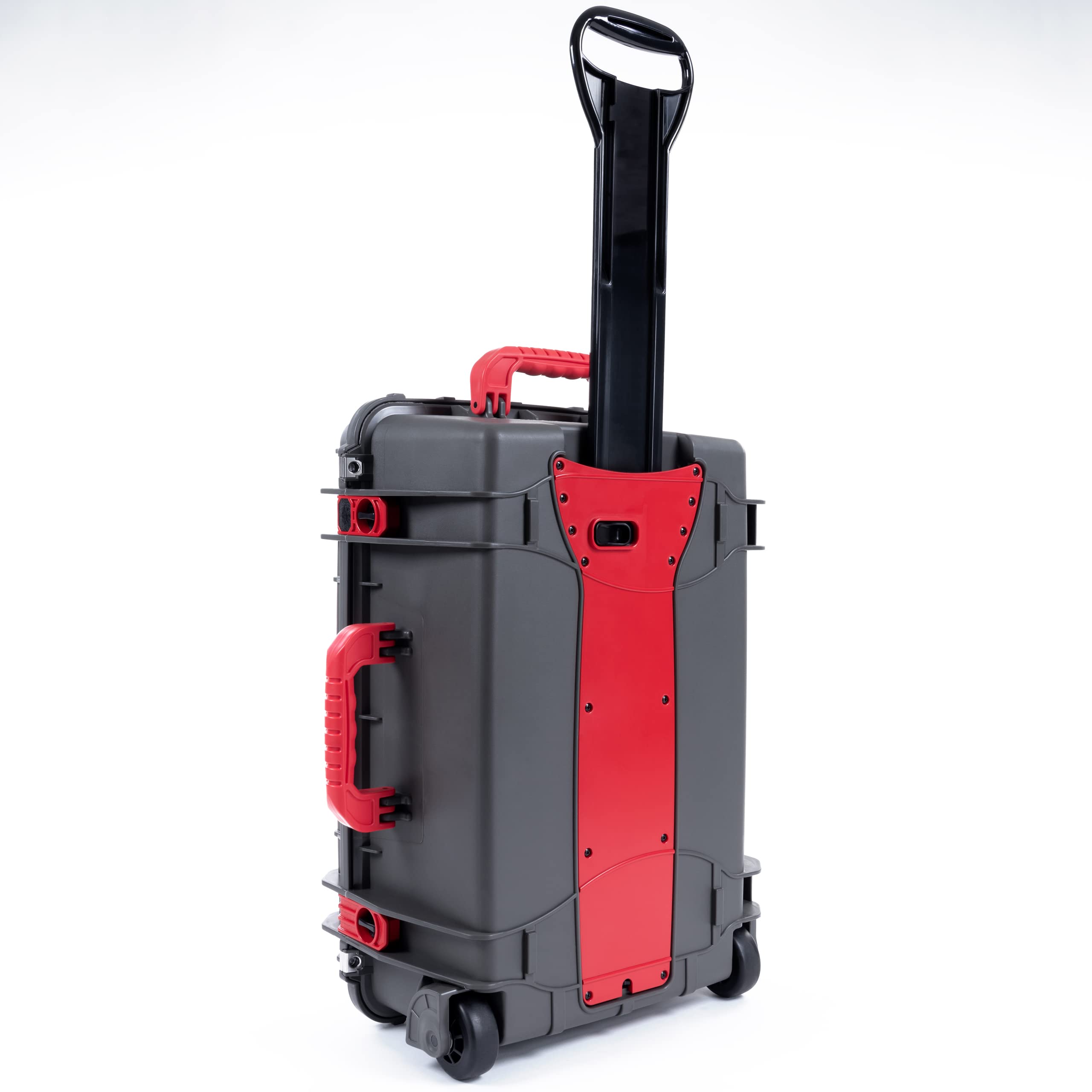 Seahorse Gunmetal & Red 920 case. Comes with foam.