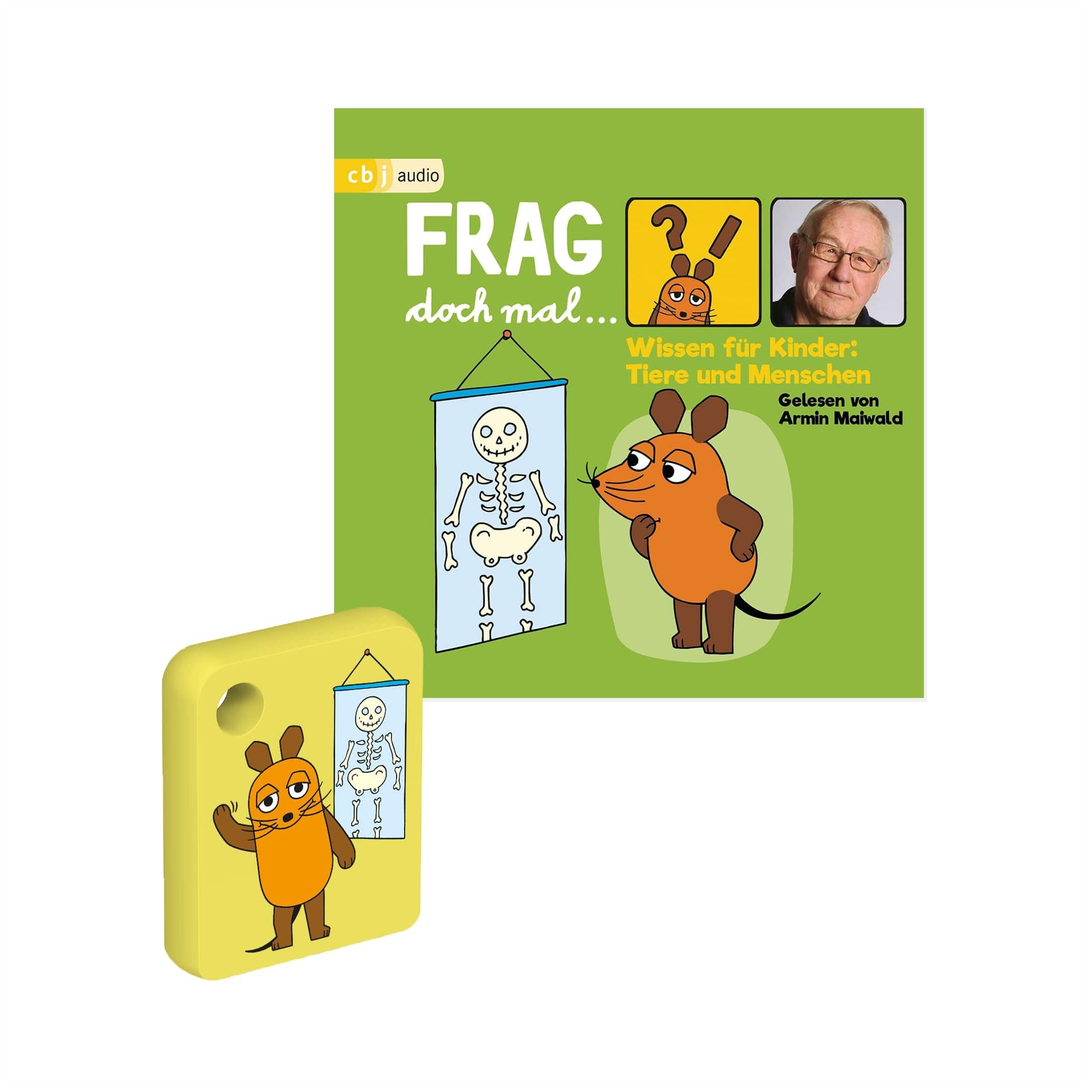 Galakto Audio Token: Frag doch mal die Maus... - Animals and People, Audio Book for Children from 5 Years, Playing Time Approx. 74 Minutes