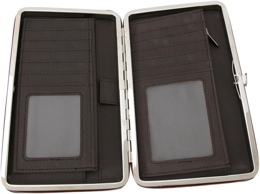 Deep Forest Camouflage Rhinestone Cross Purse/Wallet Set Coffee Brown Trim