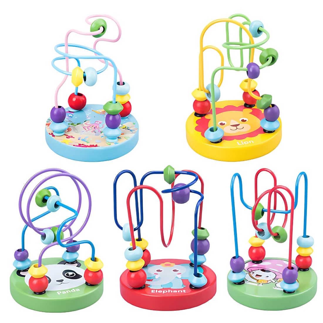 Mara Bommai ® Wooden Bead Maze Montessori Toy for Toddlers | Eco-Friendly Roller Coaster Activity Toy | Educational STEM Learning Toy for Kids | Fine Motor Skills, Sensory & Early Development-image-21