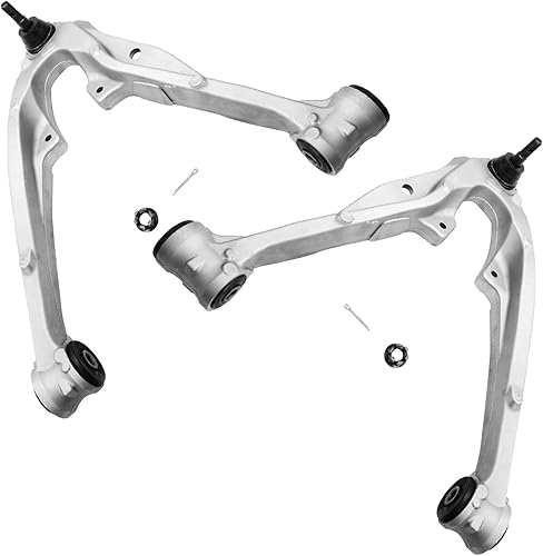 Miniatura 470 de Detroit Axle - Kit de suspensión frontal de 10 piezas para Chevy Trailblazer EXT GMC Envoy XL XUV Buick Rainier Isuzu Ascender Olds Bravada, brazos