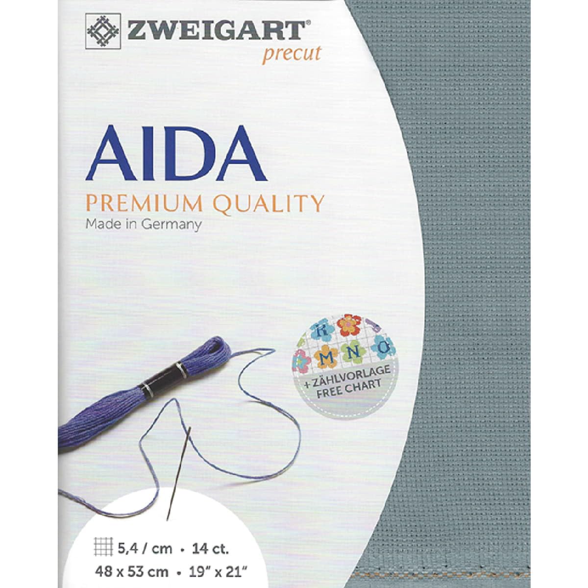 Taping étoile-aida col.594 Zweigart coupon tissu pour vos ateliers broderie maison