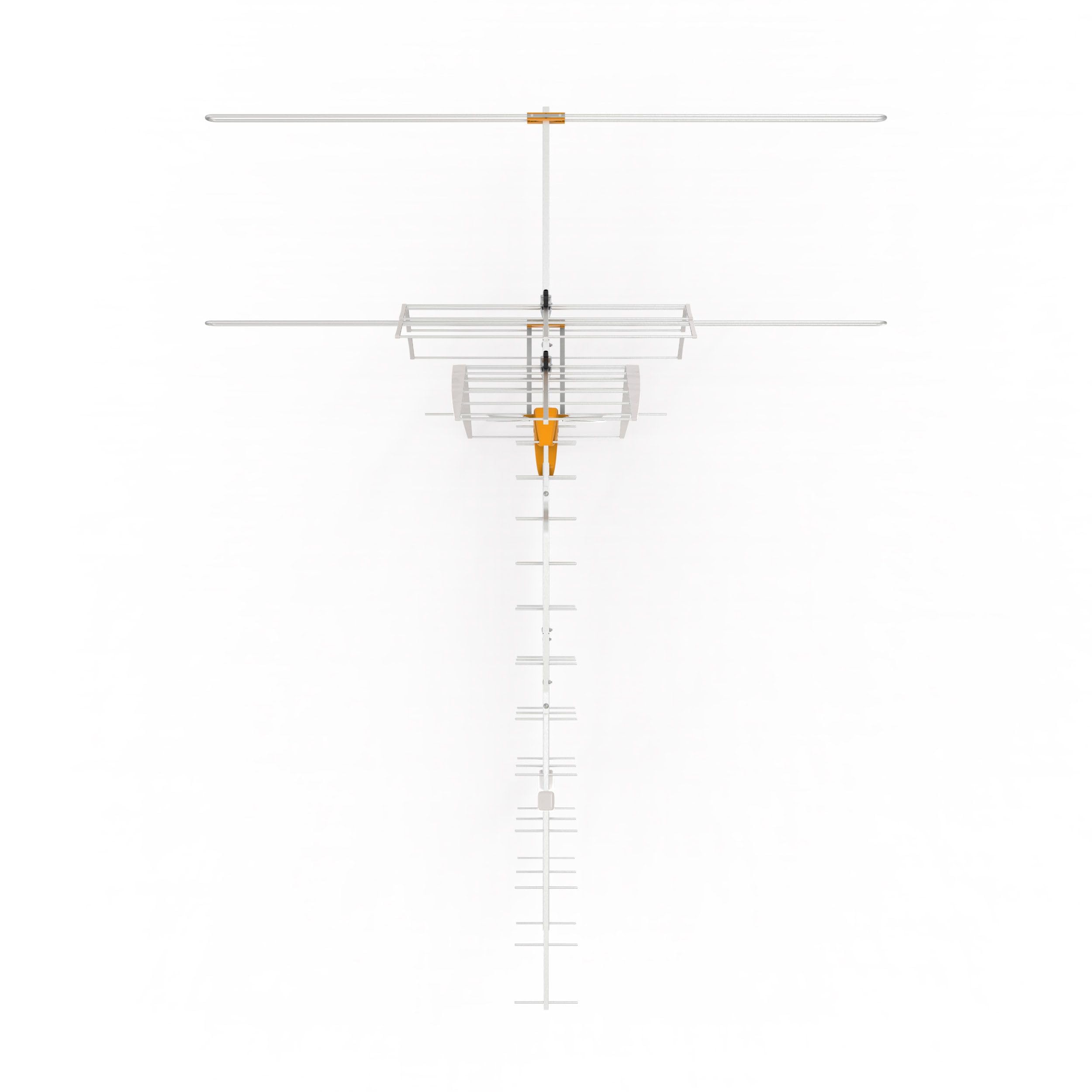 DAT BOSS Mix LR 148383 Antena HDTV de banda completa – Recepción de largo alcance VHF/VHF/UHF alto con amplificador TForce BOSS, filtrado FM y LTE/4G/5G, hasta 100 millas – Fabricado en España 4