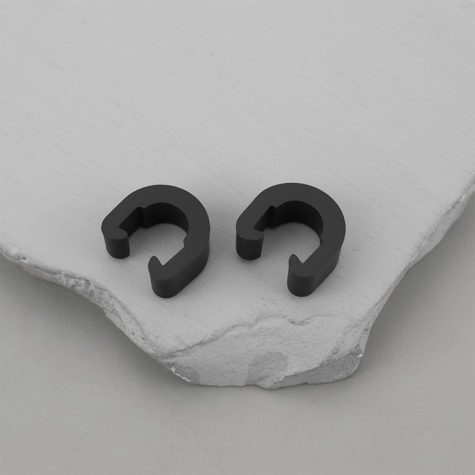 Fahrrad-C-Clips, 12 x 11 x 6 mm, Gehäuse-Schlauchführungsschellen für hydraulische Bremsleitungen und mechanische Bremskabel, 50 Stück